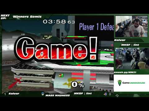 Mass Madness 21 SSBM - Kalvar (Marth) vs. MKSF | lint (Falco) - Melee WSF