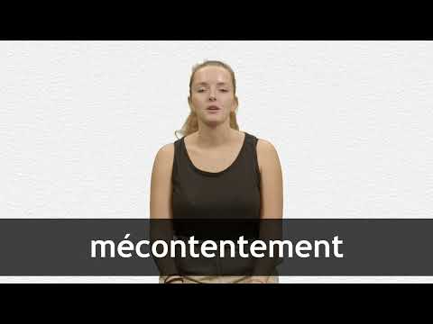 English Translation of “MÉCONTENTEMENT” | Collins French-English Dictionary