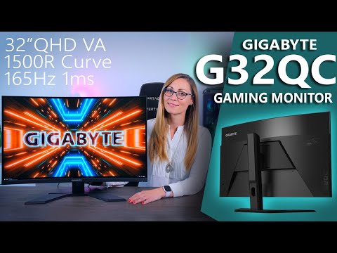 External Review Video BThSZ5M7QK4 for Gigabyte G32QC 32" QHD Curved Gaming Monitor (2020)
