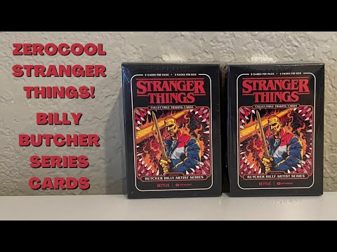 ZEROCOOL STRANGER THINGS - BILLY BUTCHER SERIES CARDS!