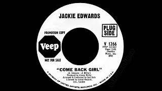 Jackie Edwards - Come Back Girl