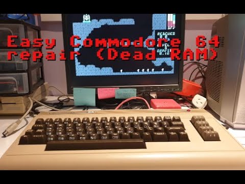 Easy Commodore 64 Repair (Dead RAM Chip)