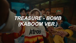 Download lagu [with MV] TREASURE (트레저) - 'B.O.M.B (Kaboom Ver.)' Easy Lyrics (4K) mp3