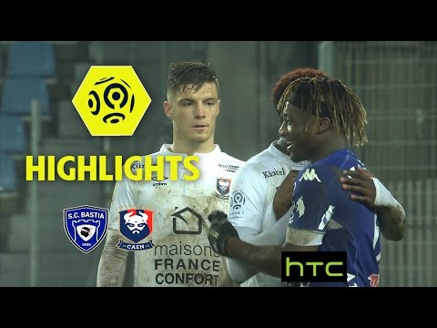 SC Bastia - SM Caen (1-1) - Highlights - (SCB - SMC) / 2016-17