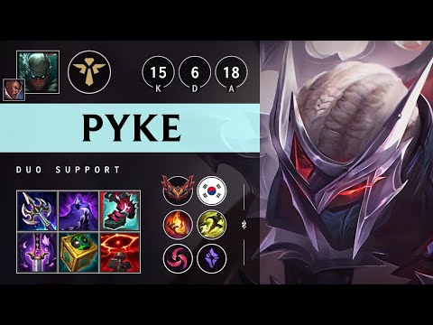 Pyke Support vs Senna - KR Grandmaster Patch 25.21