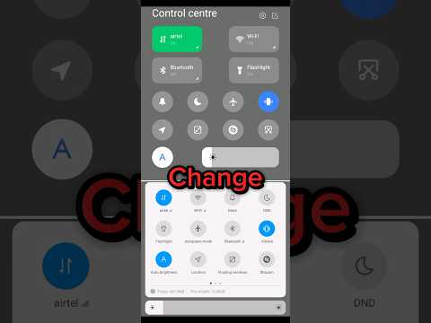 How to change new control bar redmi MIUI 12+ version #settings #redmi#tutorial