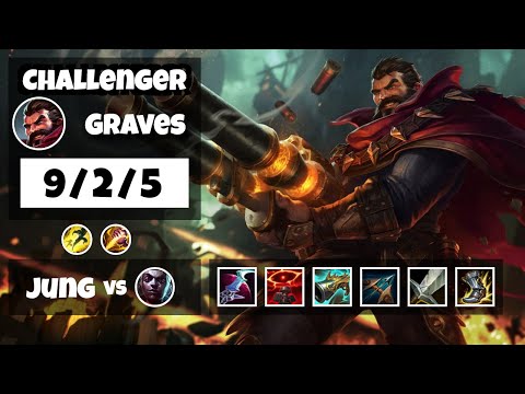 Graves s11 Jungle Challenger Replay (9/2/5) - TURKISH