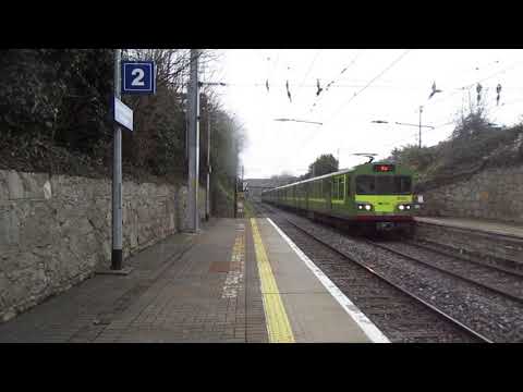 Irish Rail 8100 & 8520 class dart trains @ Glenageary Station, Co Dublin