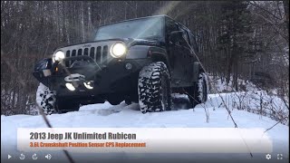 2013 Jeep JK 3.6L CPS Crankshaft Position Sensor Replacement - Code p0339