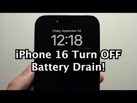 iPhone 16 Pro Always On Display - How to Turn OFF!