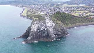 福岡県 糸島 芥屋海水浴場 ③「芥屋の大門 から 着陸 まで」