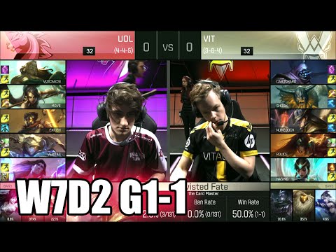 Unicorns of Love vs Vitality | Game 1 S6 EU LCS Summer 2016 Week 7 Day 2 | UOL vs VIT G1 W7D2 1080p