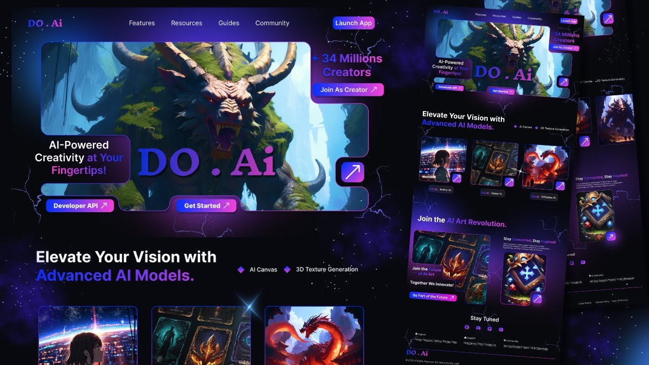 AI Meets UI: Stunning Image Generator Design using Figma!