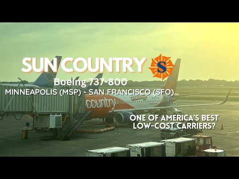 (TRIPREPORT) Sun Country Airlines | Boeing 737-800 | Minneapolis - San Francisco