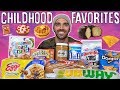 Eating My Childhood Favorites For A Day | Sweet and Savory Mukbang