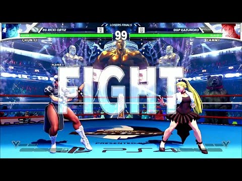 EG Ricki Ortiz vs GGP Kazunoko - Capcom Cup 2016 Top 8 Loser's Final - CPT2016