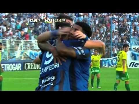Gol de Zampedri. Atl. Tucumán 3 - Defensa 1. Fecha 11. Primera División 2016
