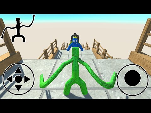 What If I Become Everyone? Rainbow Friends Green Roblox - Animal Revolt Battle Simulator