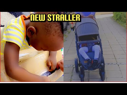 My new stroller is here||unboxing and first impression ||adrians family show