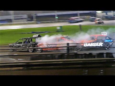 Banger Racing Wimbledon Bangers - World Qualifying round 26/02/2017