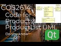 COS2614 2023 Product ProductList UML