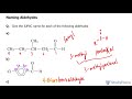 Naming Aldehydes (Hydrocarbons)