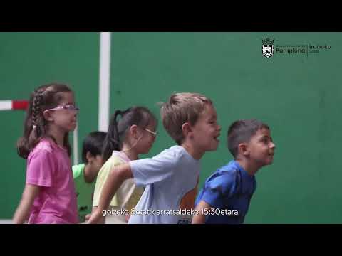 Última semana de los campamentos urbanos municipales, en los que han participado 600 niños y niñas de Pamplona