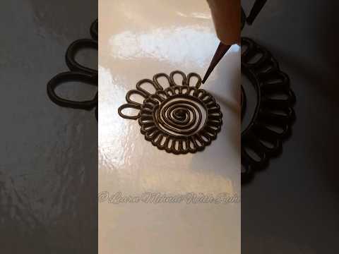 How to draw flower 🌼#shorts  #learnmehndiwithruhi