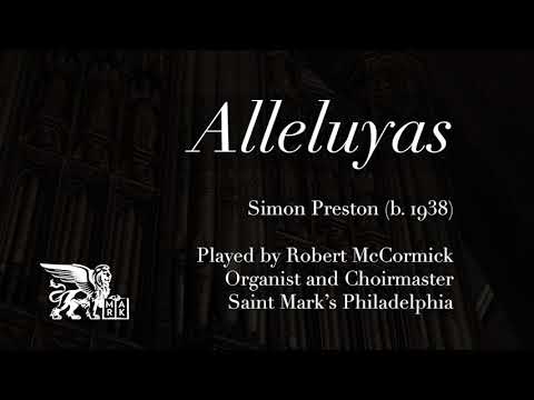 Alleluyas - Simon Preston (b. 1938)