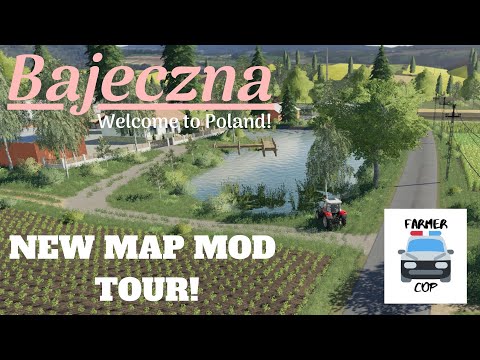 "Bajeczna" New Mod Map Tour in Farming Simulator 19