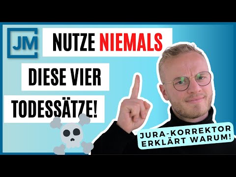 Nutze NIEMALS diese 4 TODESSÄTZE in deiner KLAUSUR!