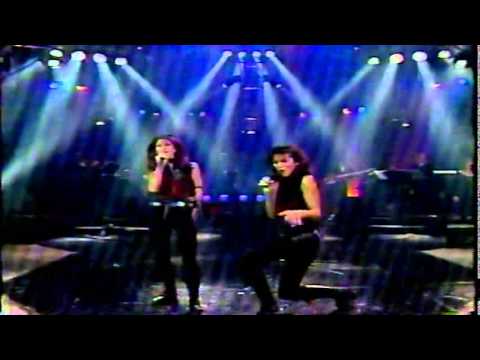 Les Jumelles Magma ''Tes lèvres'' 1993 Live, Sonia Benezra Talk-Show