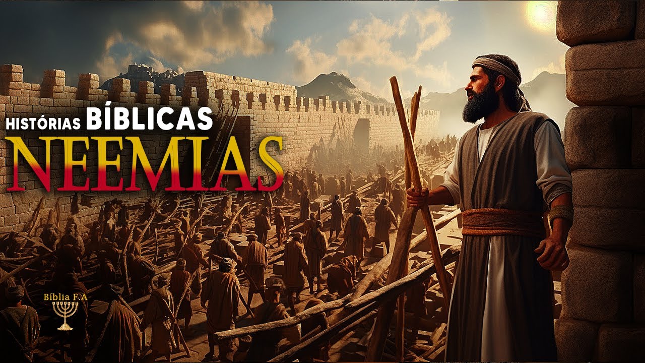 Histórias bíblicas do Livro de Neemias o Homem que fez a oração a Deus na bíblia falda