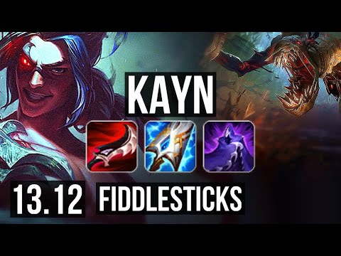KAYN vs FIDDLESTICKS (JNG) | 10/0/6, 1.6M mastery, Legendary, 500+ games | EUW Master | 13.12