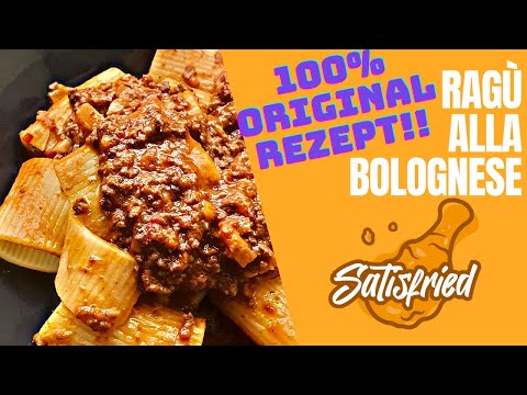 Das einzig wahre RAGÙ alla BOLOGNESE Original Rezept!
