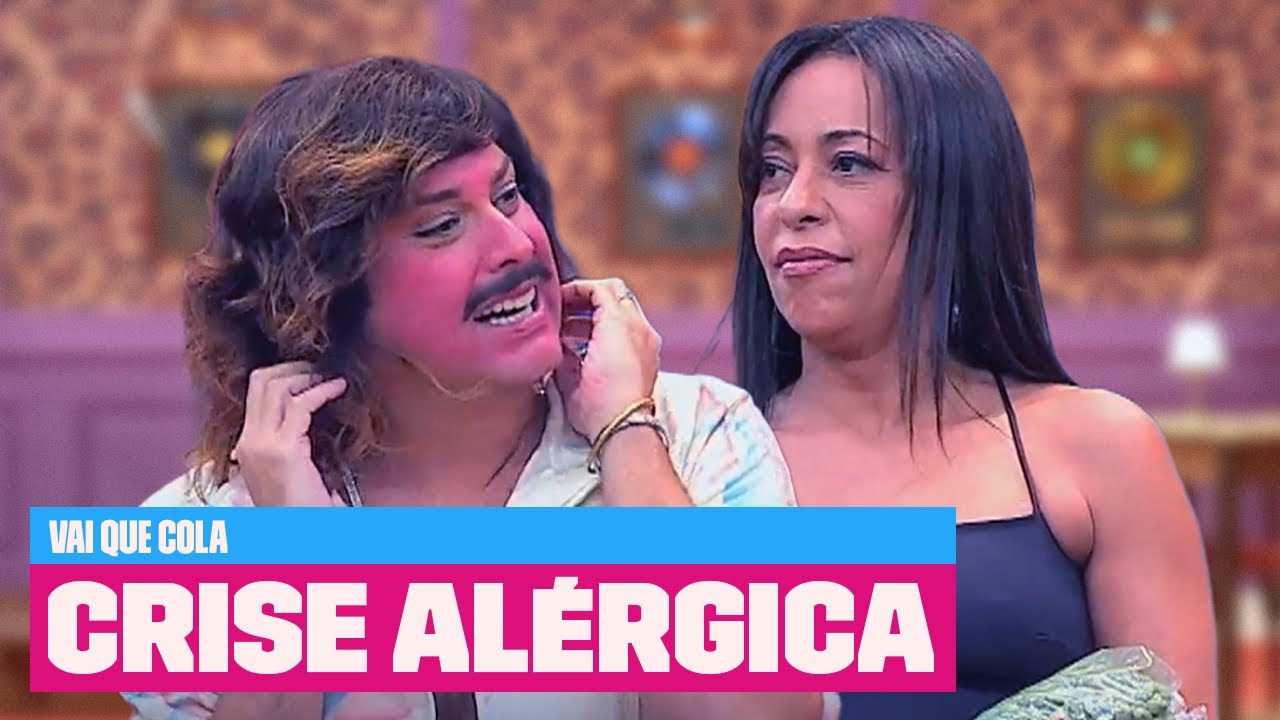 Alejandro tem CRISE ALÉRGICA por causa da SIDLAYNE! | Vai que Cola | Multishow