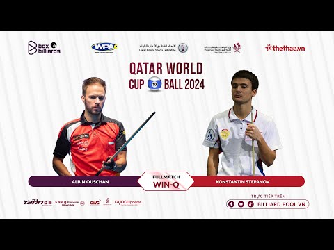 FULLMATCH | ALBIN OUSCHAN VS KONSTANTIN STEPANOV | QATAR WORLD CUP 10-BALL 2024