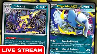 Tox Box and Mega Absol Gameplay + Tournament w/Garchomp - Stream VOD