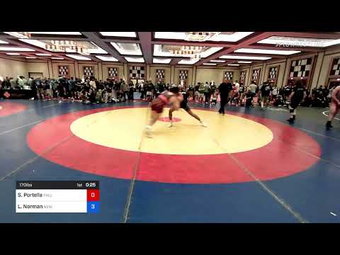 170 Lbs Consi Of 4 - Sabino Portella, Triumph Wrestling Club Vs Lorenzo Norman, New Jersey 6718