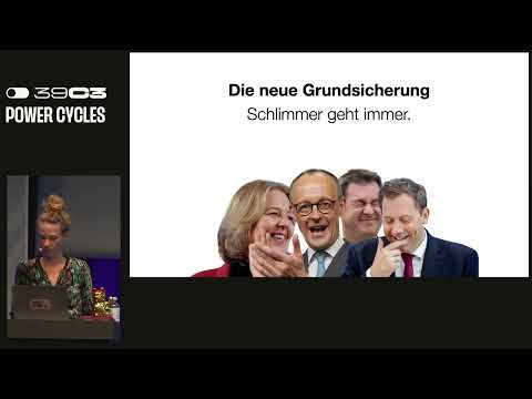 Wer liegt hier wem auf der Tasche? Genug mit dem Bürgergeld-Fetisch. Stürmt die Paläste! 39c3