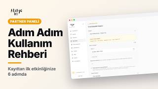 Atölye101 Partner Paneli Rehberi: Kayıttan İlk Etkinliğinize Adım Adım