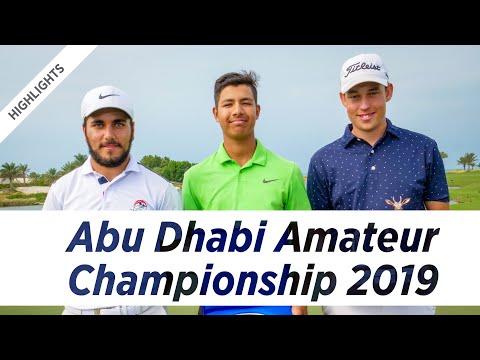 HIGHLIGHTS: Josh Hill wins 2019 Abu Dhabi Amateur Championship