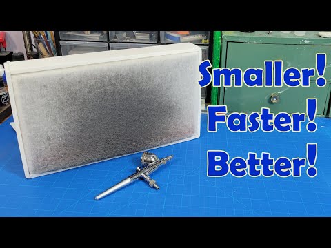 DIY 300 CFM Portable airbrush paint booth