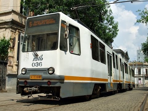 Cab view Linia 5 : Sf. Gheorghe - Piața Băneasa.