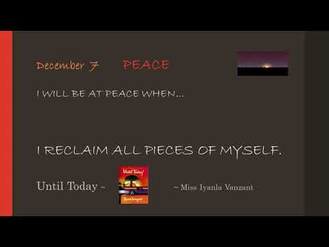 Iyanla Vanzant~UNTIL TODAY~December 7