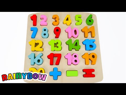 Learn Counting & Numbers 1 - 20 | Preschool Toddler Learning Toy Video