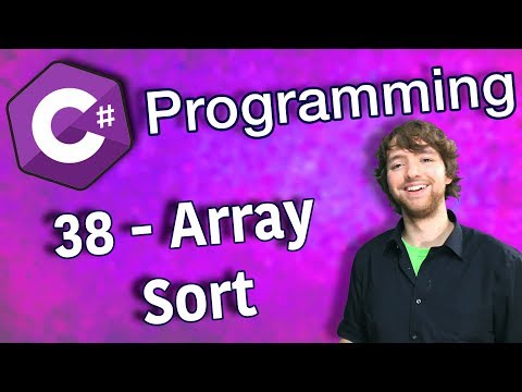 C Programming Tutorial 38 Array Sort