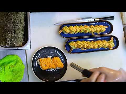 Dragon sushi roll recipe | Dragon sushi recipe | #dragon sushi roll | dragon roll recipe #sushiroll