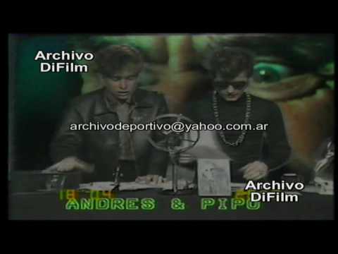 Videoscopio con Pipo Cipolatti y Andres Calamaro - DiFilm (1985)