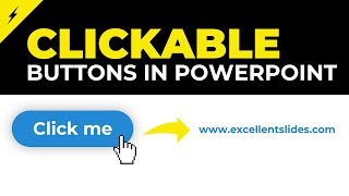 ✅How to add LINKS/ HYPERLINKS in PowerPoint? 👌Clickable buttons!